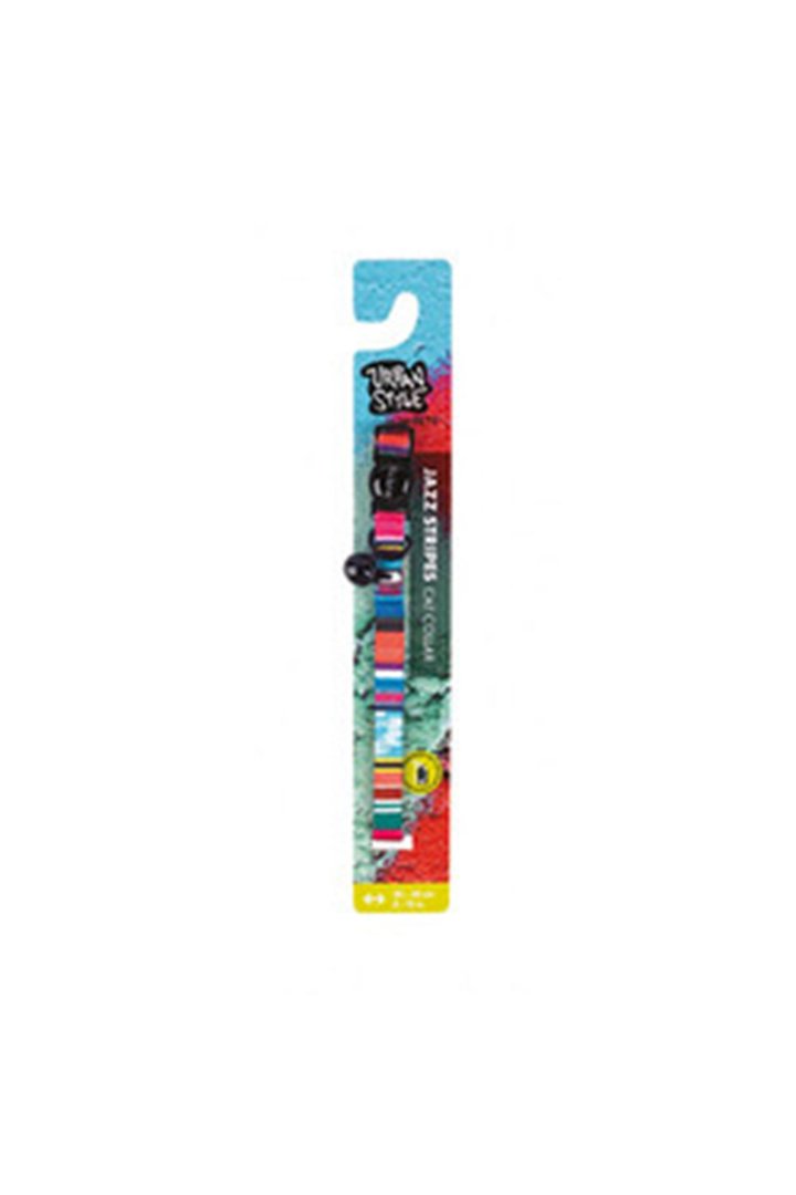 M-Pets Kedi Boyun Tasması Jazz Stripes 20-30 Cm görsel 2