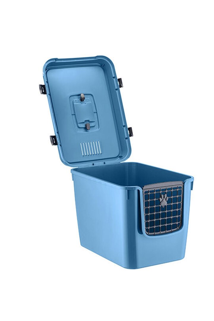 Handor Kapalı Kedi Tuvaleti Navy 575x390x435 Mm