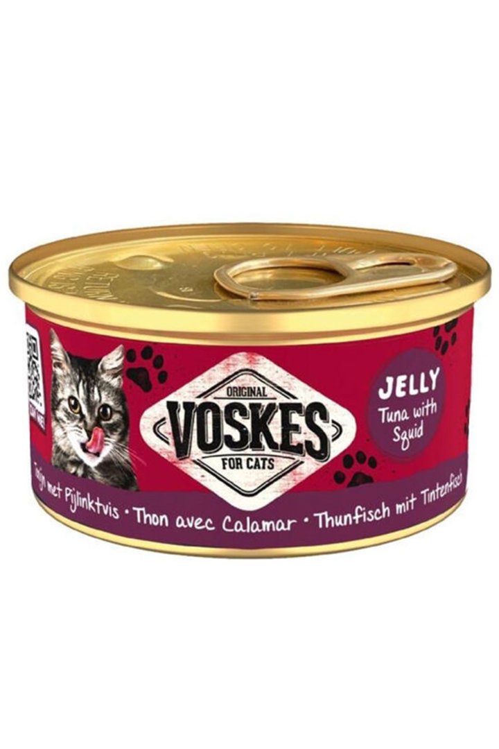 Voskes Kedi Yaş Maması Ton Balık Ve Kalamarlı 85 G