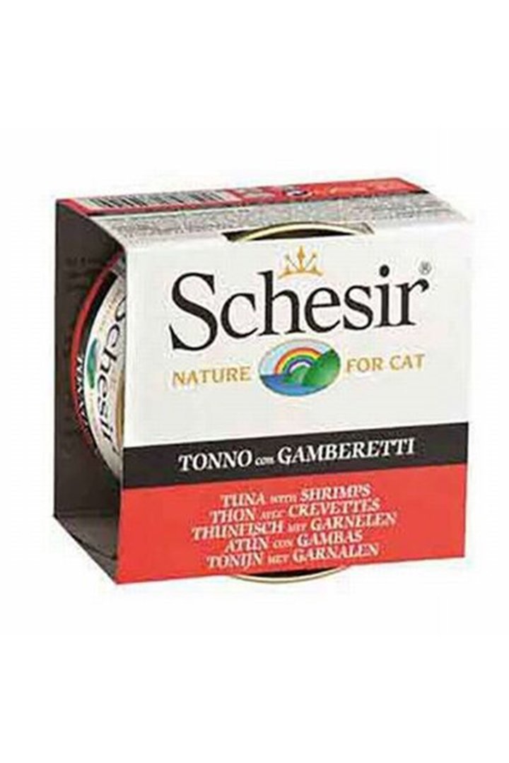 Schesir Kedi Yaş Maması Ton Balığı ve Karides 85 G