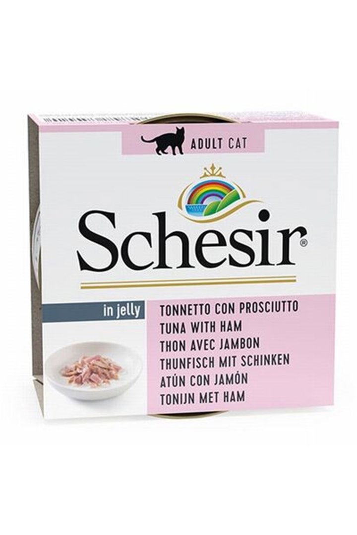 Schesir Kedi Yaş Maması Ton Balığı ve Jambon 85 G