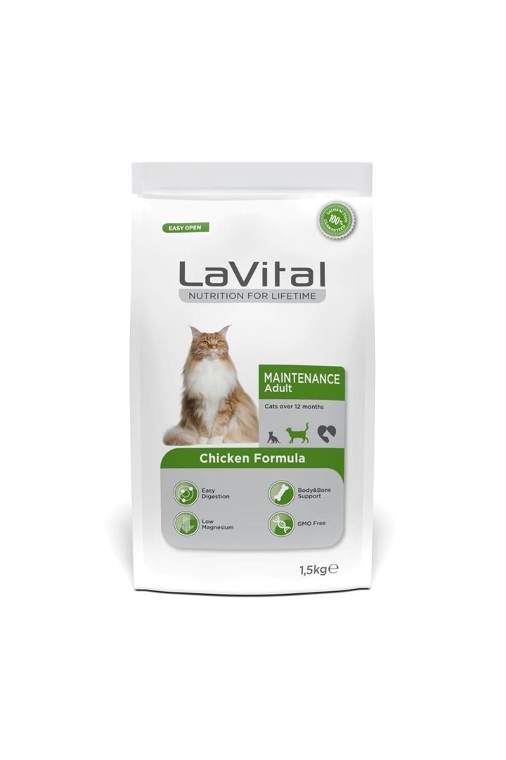 LaVital Kedi Maması Tavuklu 1.5 Kg