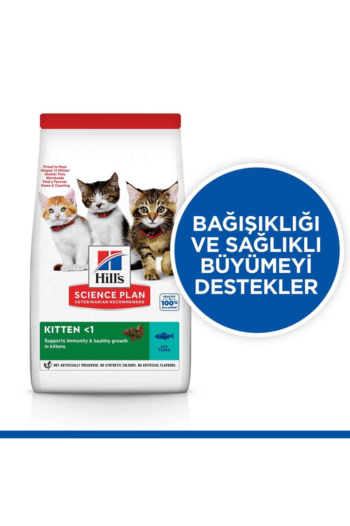 Hill's Yavru Kedi Maması Ton Balıklı 1.5 Kg görsel 3