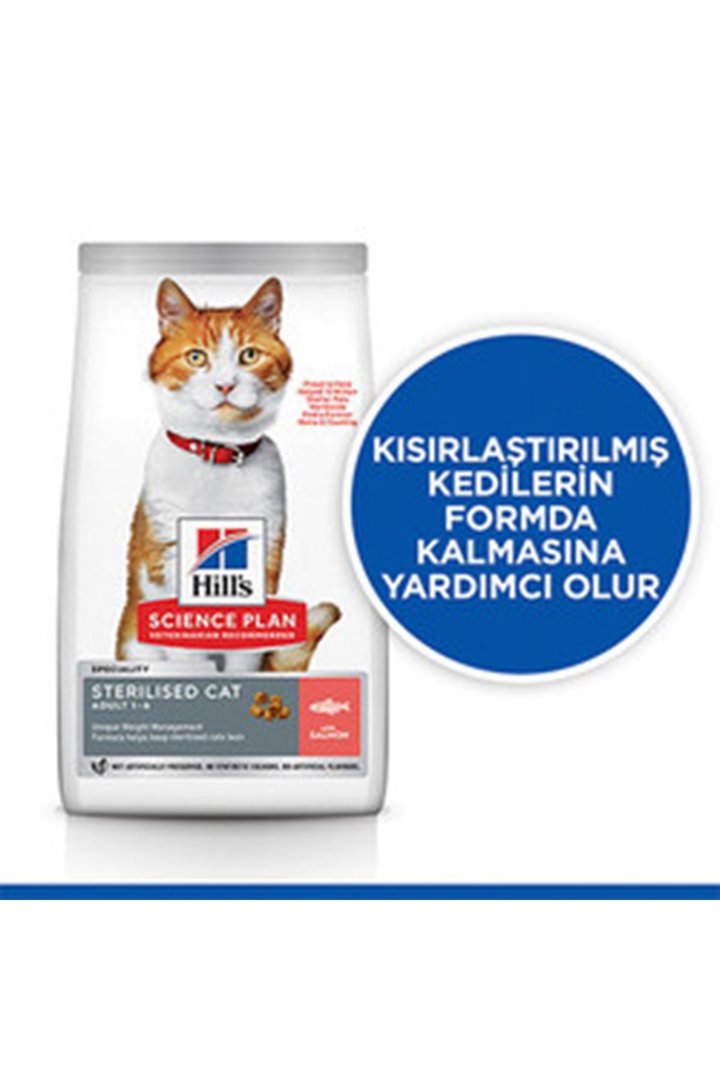 Hill's Kısır Kedi Maması Somon Avantajlı Paket 3Kg görsel 3