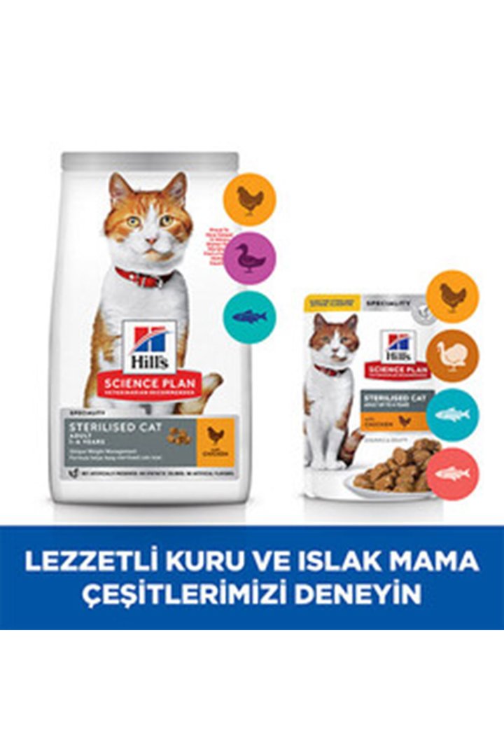 Hill's Kısır Kedi Maması Ördekli 3 Kg görsel 6