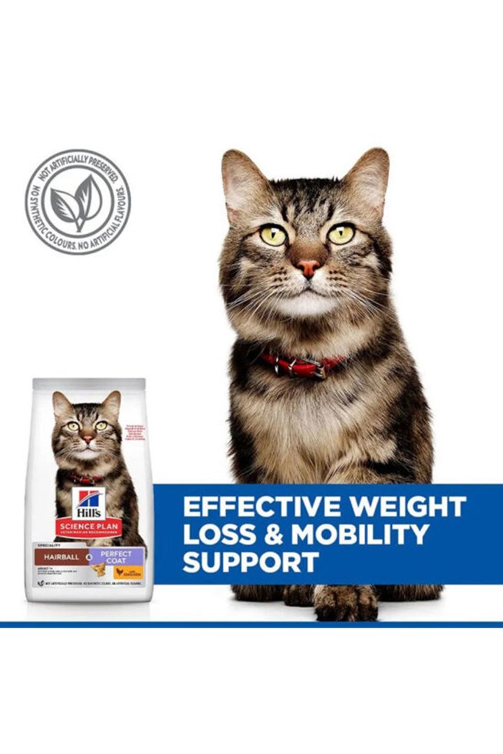 Hill's Kedi Maması Tavuklu Tüy Kontrol 1.5 Kg+Malt görsel 2