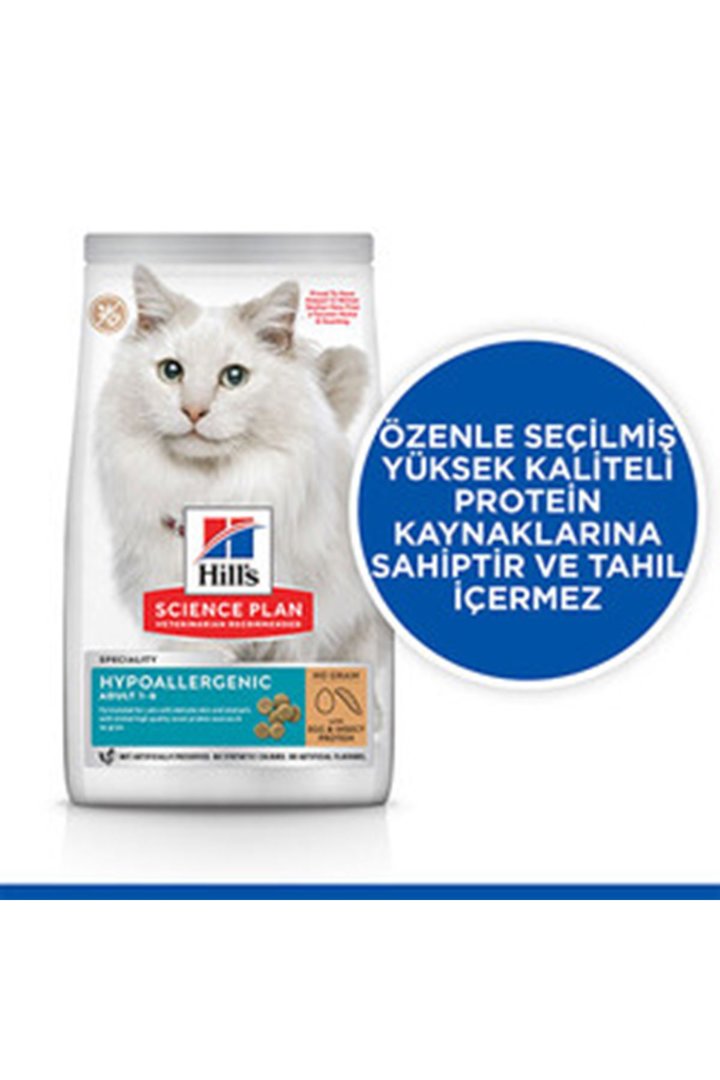 Hill's Kedi Maması Hipoalerjenik Proteinli 1.5 Kg görsel 2