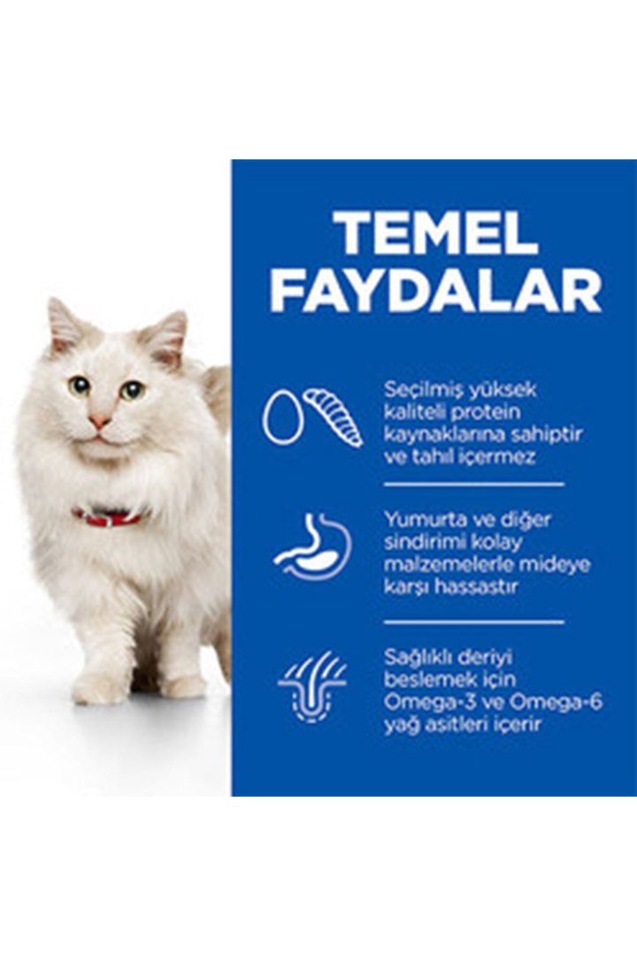 Hill's Kedi Maması Hipoalerjenik Proteinli 1.5 Kg görsel 3